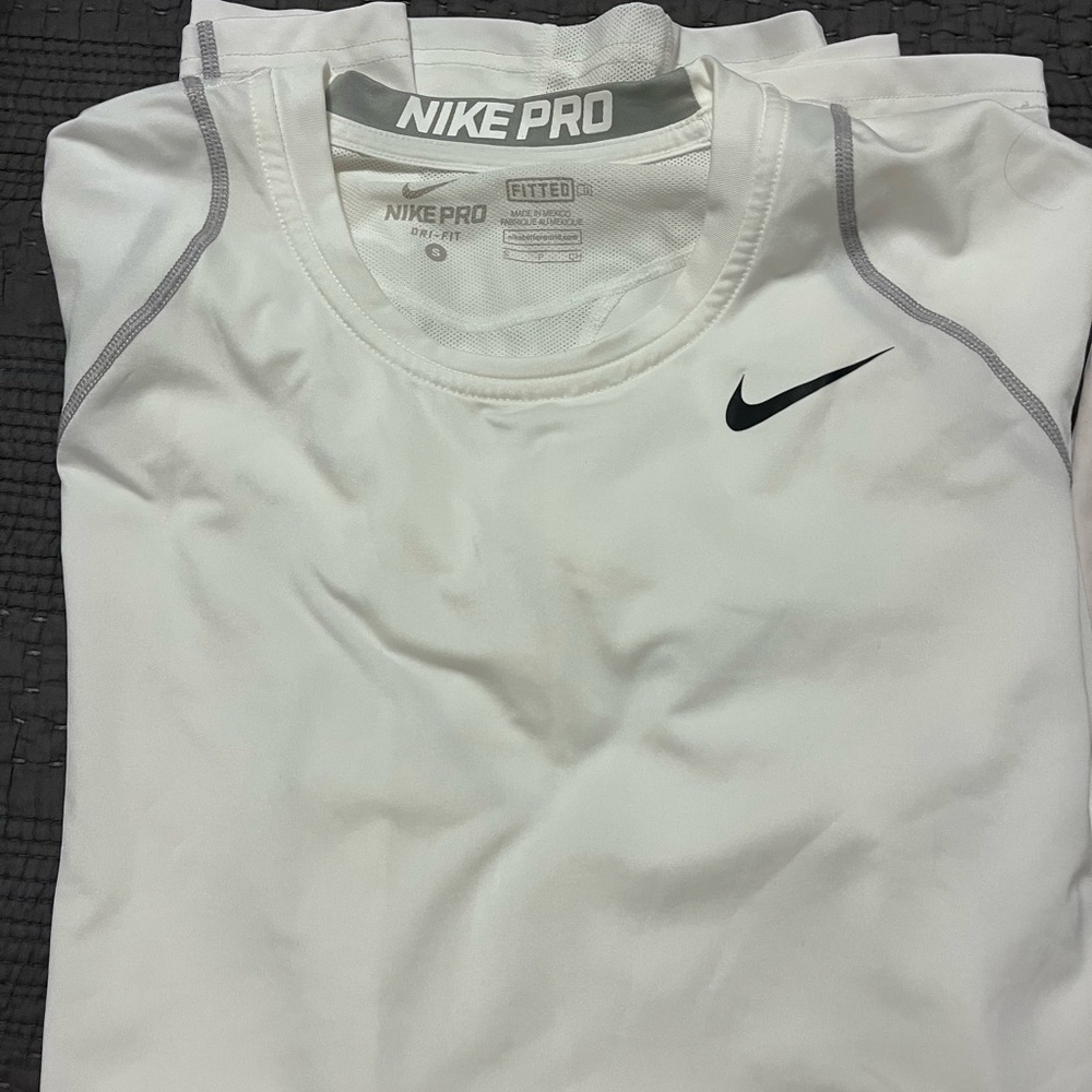 Nike Pro Men's White Shirt